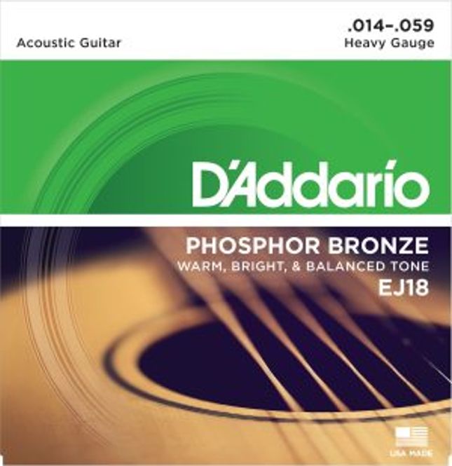 Hovedbilde DADDARIO EJ18 Strengesett Akustisk Gitar
