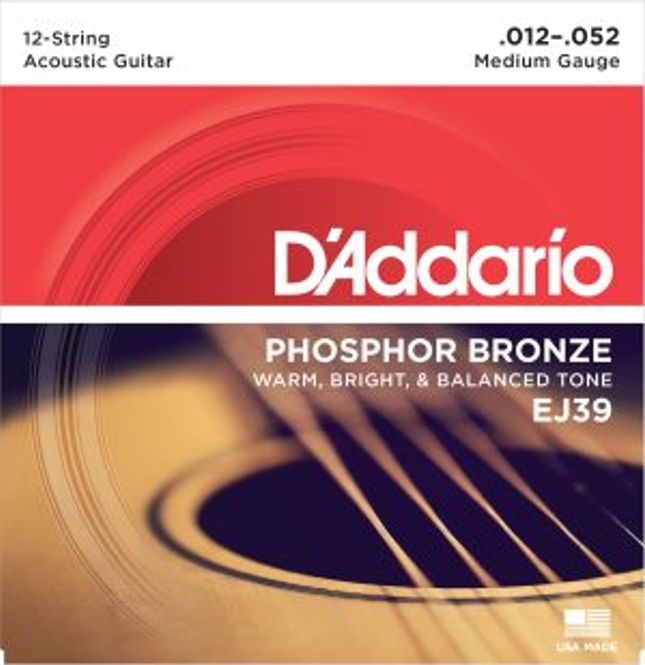Hovedbilde DADDARIO EJ39 Strengesett Akustisk Gitar
