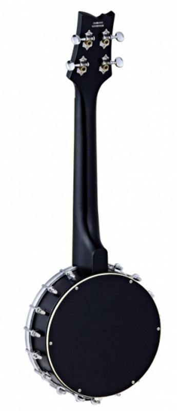 ORTEGA Raven Series OUBJ100-SBK Ukulele-Banjo 4-Strengs