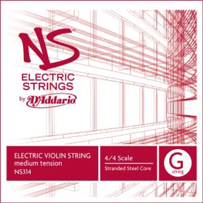 Hovedbilde DADDARIO G-streng for El-Fiolin NS314 G
