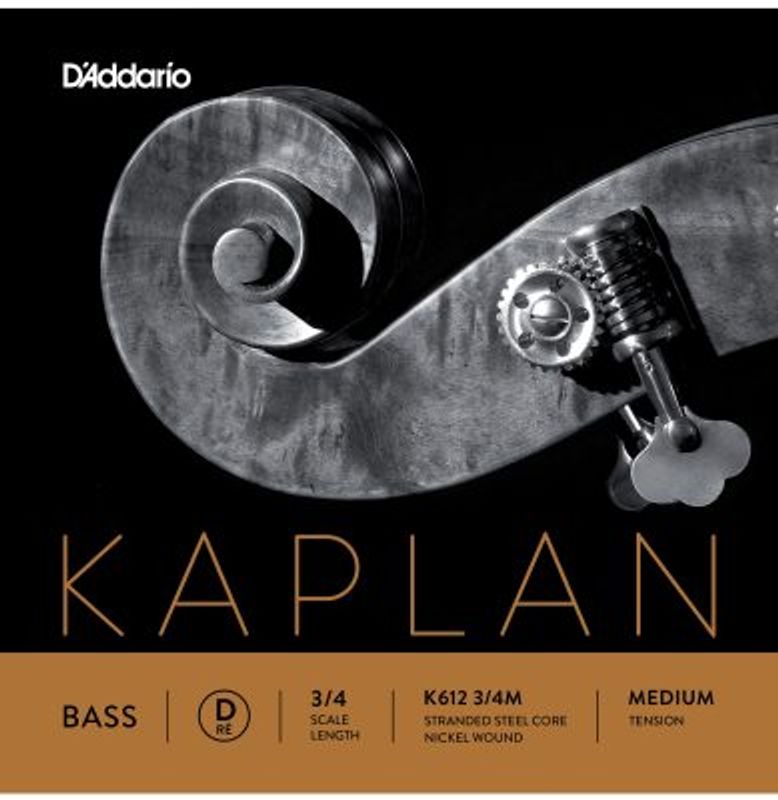 DADDARIO Kaplan K612 D-Streng Kontrabass 3/4M