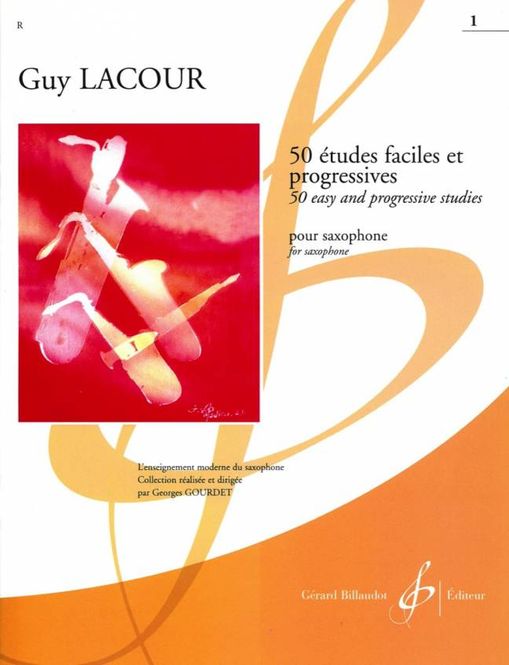Hovedbilde 50 Etudes Faciles & Progressives - Volume 1 LACOUR GUY