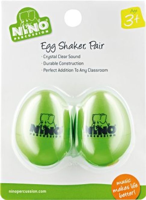 Hovedbilde NINO PERCUSSION Egg-shaker (2), Grass Green NINO540GG-2