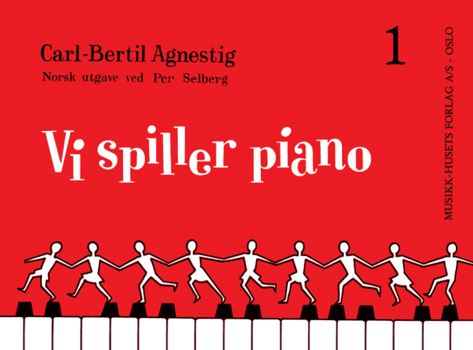 Hovedbilde Vi spiller piano 1 Agnestig, Carl-Bertil