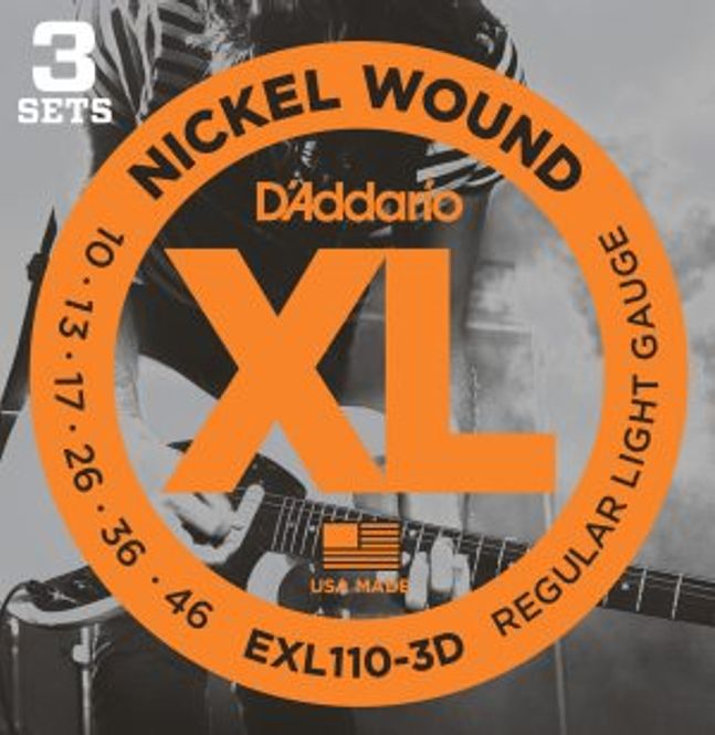 Hovedbilde DADDARIO EXL110-3D Strengesett El-Gitar