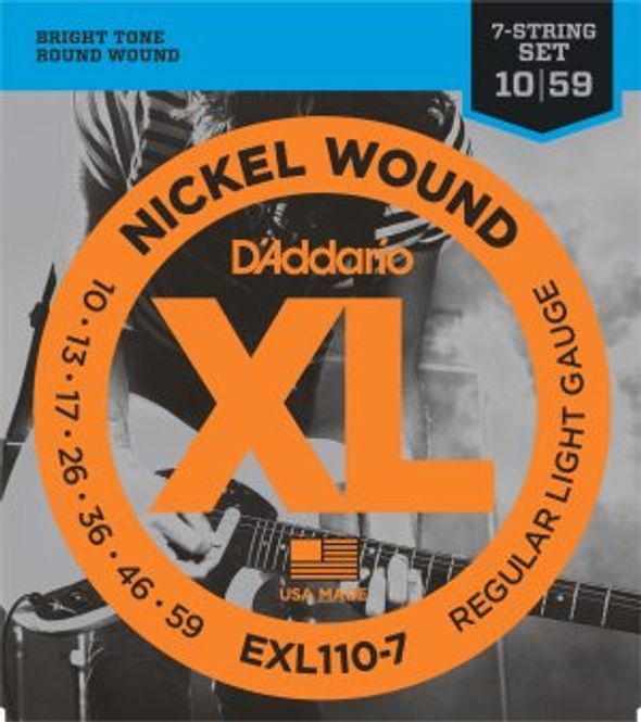 Hovedbilde DADDARIO EXL110-7 Strengesett El-Gitar
