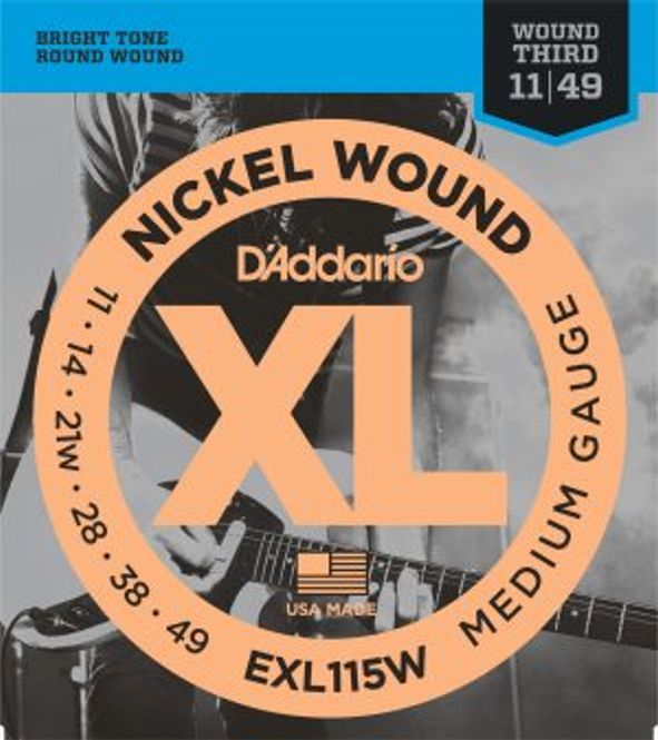 Hovedbilde DADDARIO EXL115W Strengesett El-Gitar