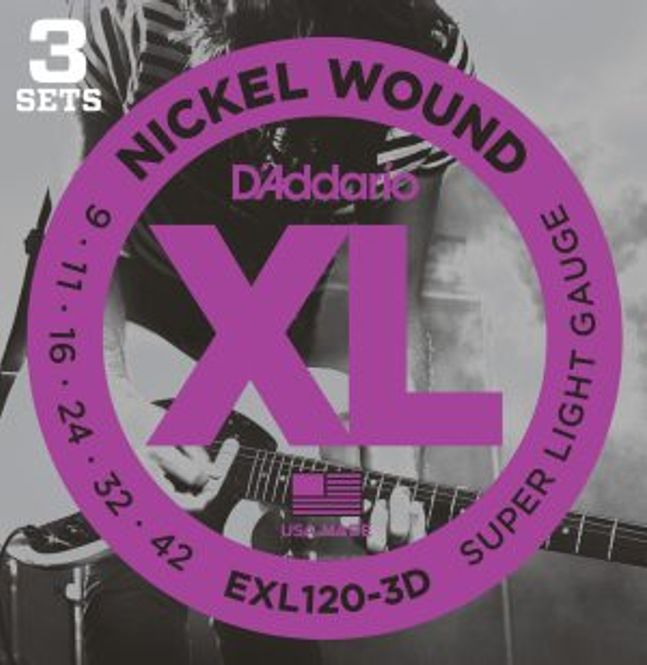 Hovedbilde DADDARIO EXL120-3D Strengesett El-Gitar