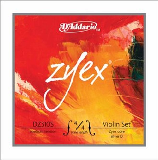 Hovedbilde DADDARIO Zyex DZ310S Strengesett Fiolin Silver D 4/4M