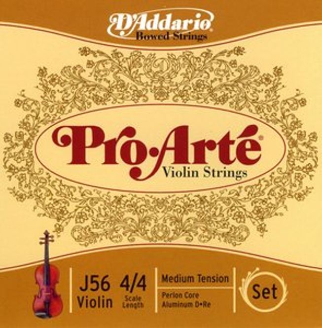 Hovedbilde DADDARIO Pro Arte J56 Strengesett Fiolin 4/4M