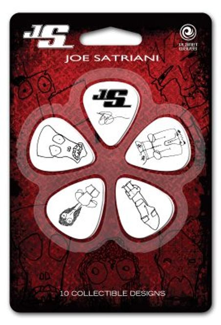 Hovedbilde DADDARIO 1CWH2-10JS Plekterpakke Joe Satriani White Light 0,46 mm 10 pcs 1