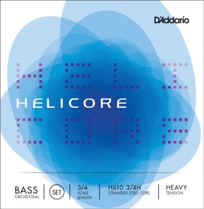Hovedbilde DADDARI Helicore H610 Strengesett Kontrabass 3/4H