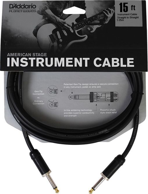 Hovedbilde DADDARIO PW-AMSG-15 Instrument cable Jack 4,5m