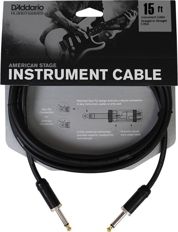 DADDARIO PW-AMSG-15 Instrument cable Jack 4,5m