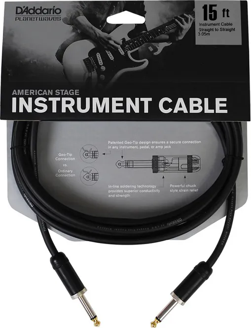 Hovedbilde DADDARIO Instrument cable PW-AMSG-15 Jack 4,5m  