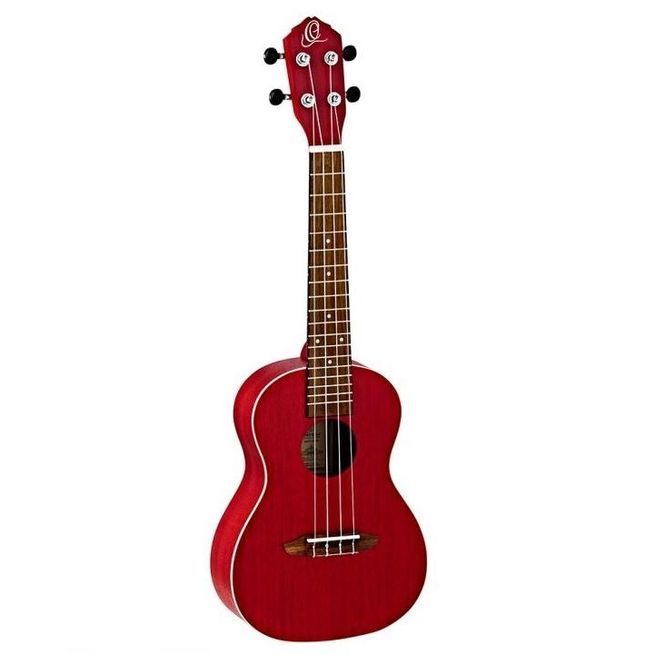 Hovedbilde ORTEGA Earth Series RUFIRE Concert Ukulele See Thru Red