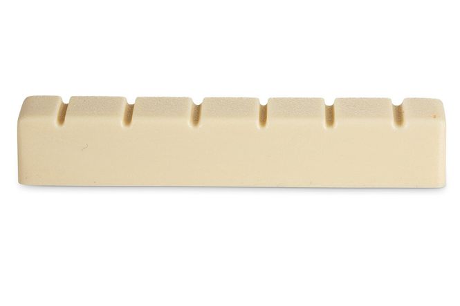 Hovedbilde GEWA 547033 Plastic saddle Classical Guitar notched