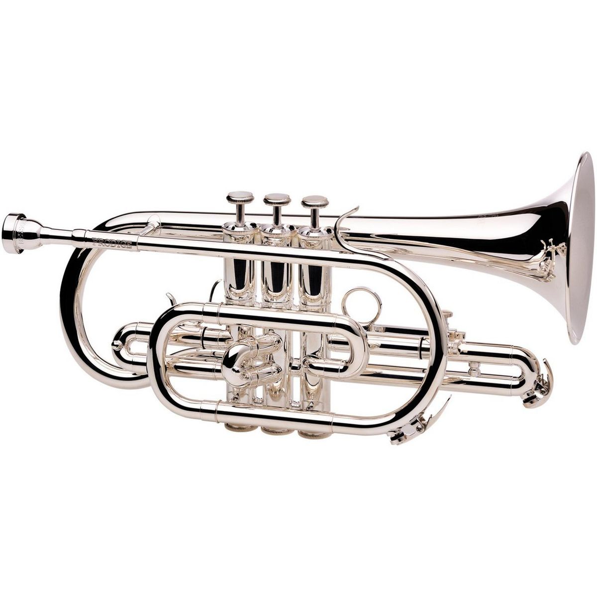 BESSON BE120C-2-0 Cornet, Silver plated, with case