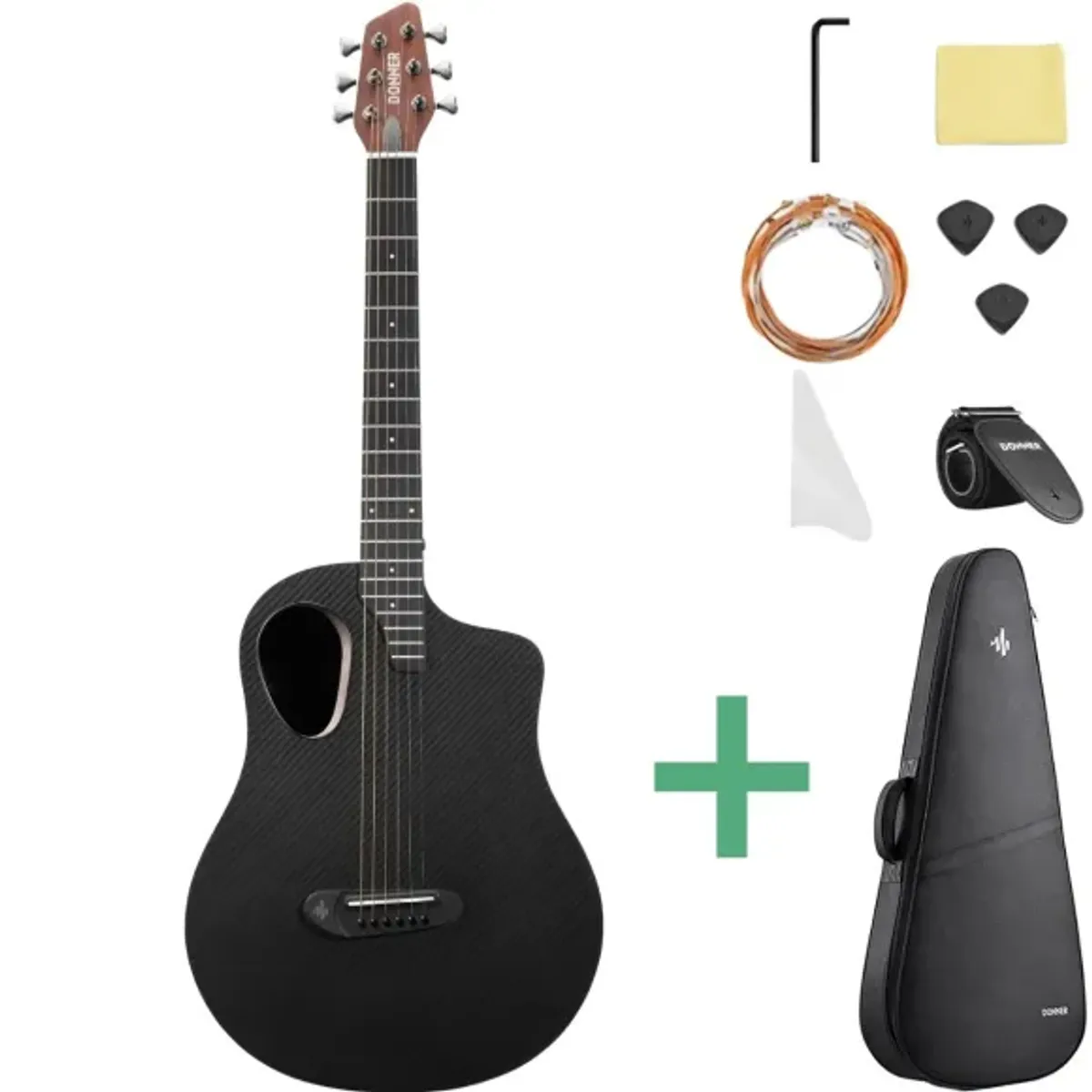 DONNER DN-EC6962 Rising G1 Akk. stålstrengs gitar