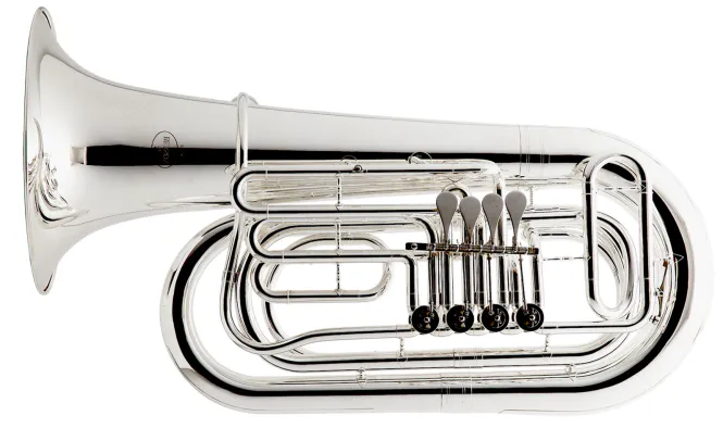 Hovedbilde BESSON Prodige BE186-2-0 Bb Tuba 3/4 Rotary valves Front Action